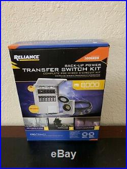 Reliance Controls 3006HDK 6-circuit Generator Power Transfer Switch Brand New