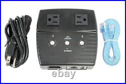 Remote Power Switch 2-Outlet, Web/IP Controls, DDNS, GTalk Messenger