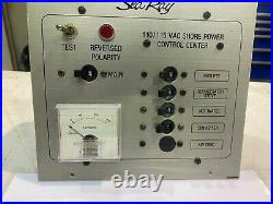 Sea Ray 110/115 VAC AC Electrical Shore Power Control Center Switch Panel