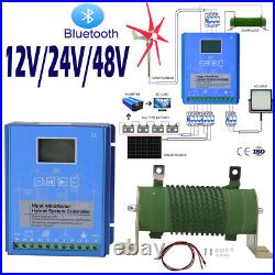 Smart Power Controller Bluetooth Solar & Wind Auto Transfer Switch 12V/24V/48V