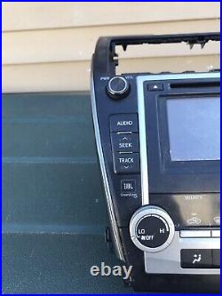 Toyota Camry Radio Player Am/fm/cd Screen Display Oem (2012 2014) 86140-06011