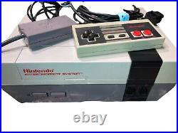 VIDEO GAME CONSOLE Nintendo NES with 1 Controller and RF Switch No Power Cord