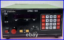 Yuasa CPNC-100 indexer servo controller R-3433 BUSTED POWER SWITCH